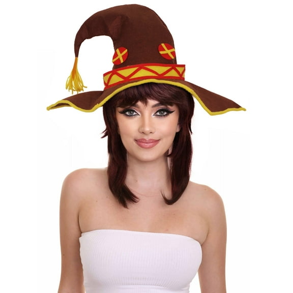 HPO Adult Women Anime Cosplay Hat Accessory | Inspired by Magical World Characters | Lightweight, Durable, Perfect for Halloween and Events