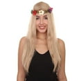 thumbnail image 1 of HPO Adult Women's Blonde Queen Wig, Long Fancy Costume Hair, Crown With Wigs for Halloween & Cosplay, 1 of 8