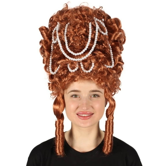 HPO Adult Womens Baroque Beehive Wig Historical Marie Antoinette Costume Wig for Halloween & Cosplay