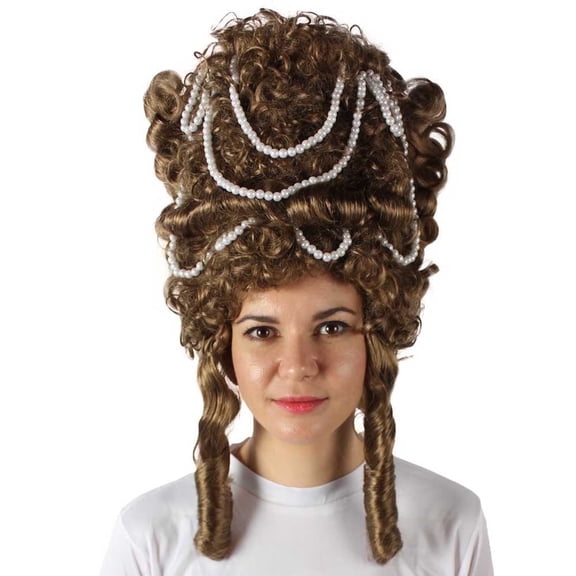 HPO Baroque Beehive Updo Wig for Women – 18th Century Rococo Colonial Victorian Updo Wig for Halloween Cosplay - LBR