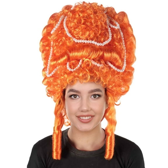HPO Adult Womens Baroque Beehive Wig Historical Marie Antoinette Costume Wig for Halloween & Cosplay
