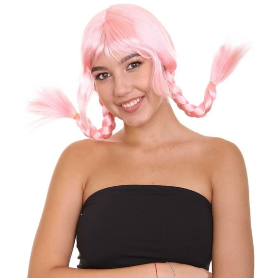 HPO Adult Women’s Bavarian Braided Wig | Cosplay Halloween Wig | Capless Cap | For Any Gender | Teens and Adults