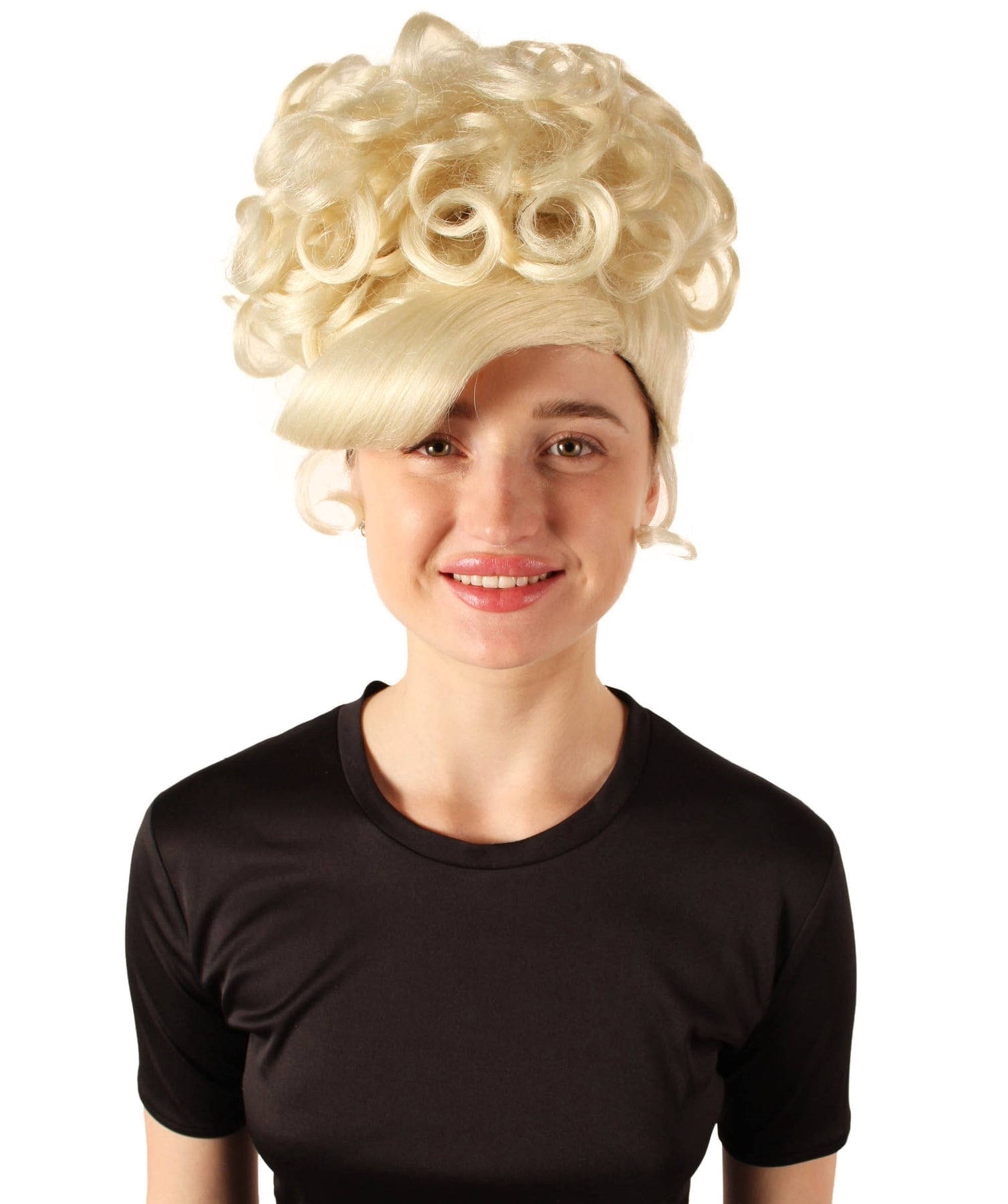 Blonde updo costume wig Serving high voltage Halloween realness ⚡ — whether you main image 4