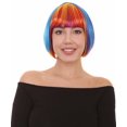 thumbnail image 1 of HPO Adult Women's Bob Wig | Short Fancy Cosplay Halloween Wig | Premium Breathable Capless Cap, 1 of 109