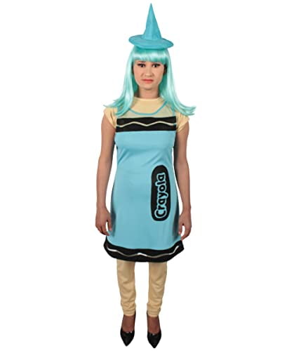 HPO, Adult Women's Crayon Costume Bundle, Multiple Color Options