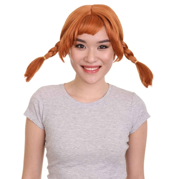 HPO Adult Women's costume wig for Halloween., Cosplay Party Hair, Premium Breathable Capless Cap