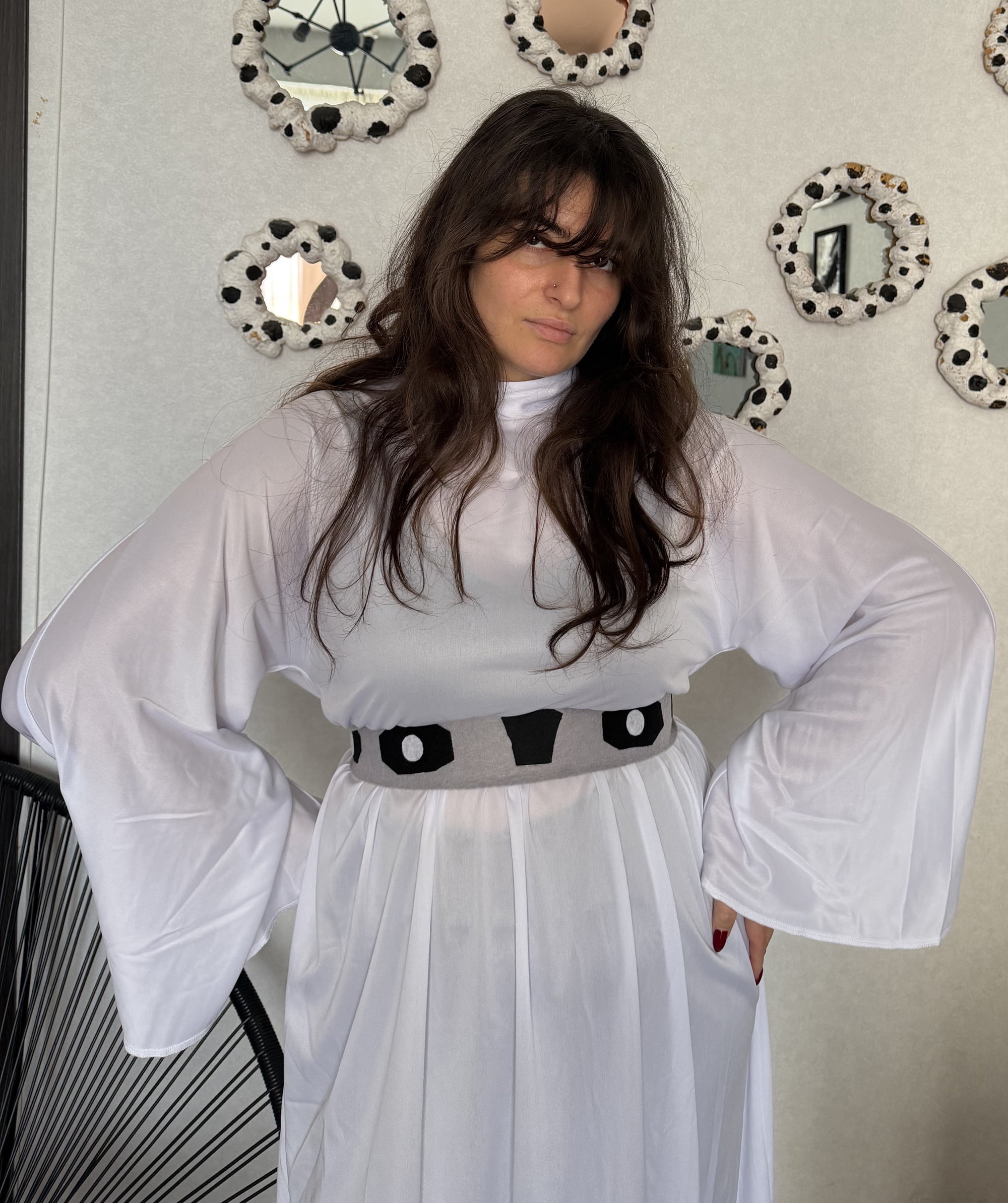 HPO Adult Women's Star Wars Cosplay Princess Leia Costume | Halloween ...
