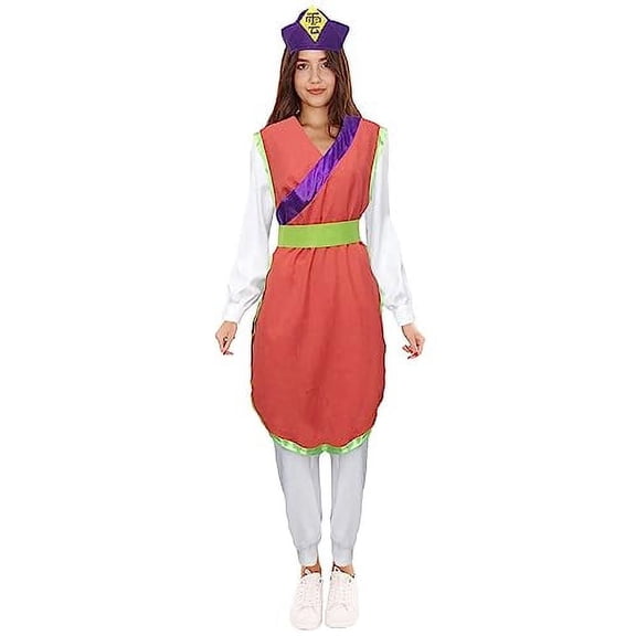HPO| Adult Women's Spirit Mentor Red Anime Costume| Non-flammable Synthetic Fabric
