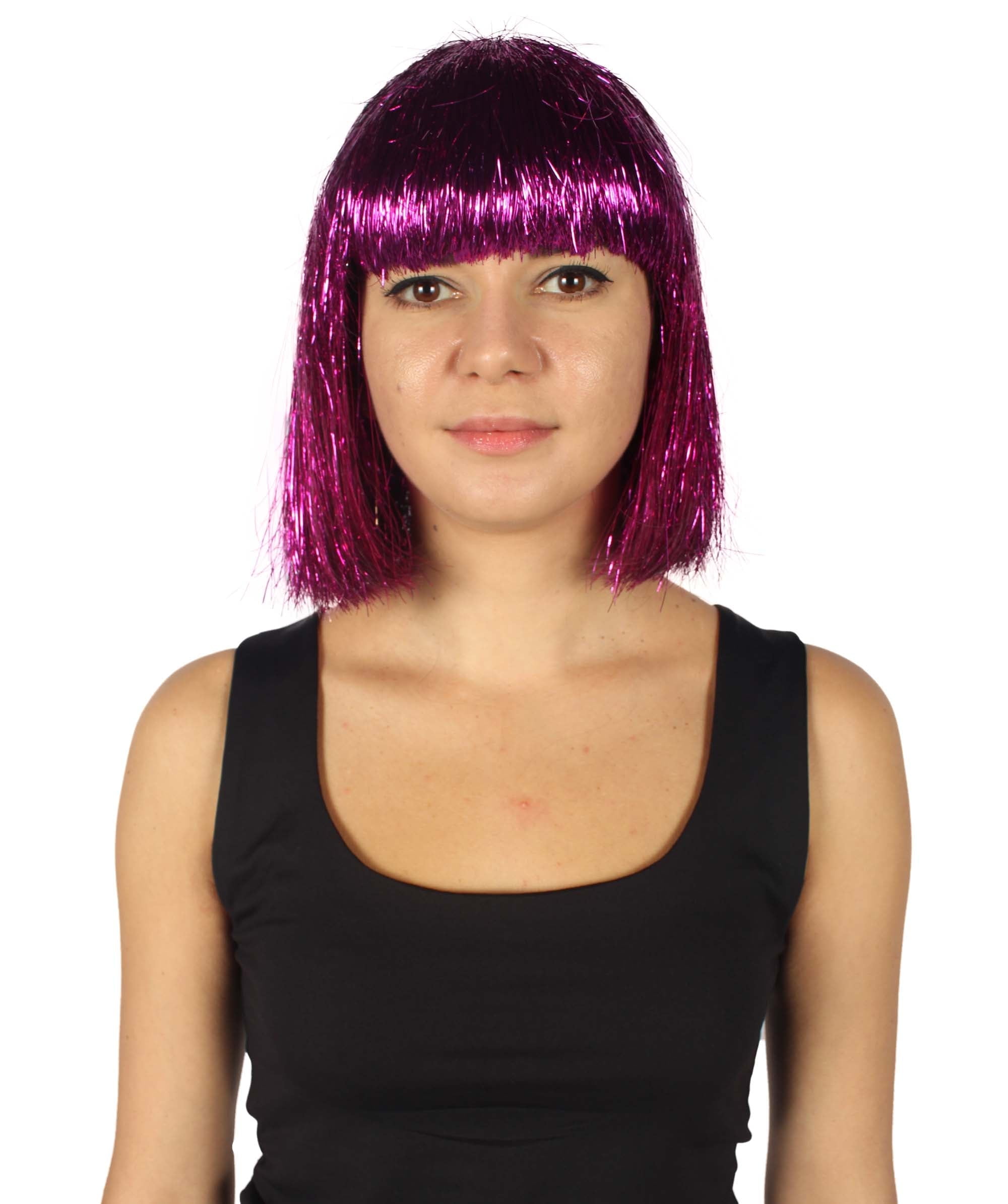 HPO Adult Women's Tinsel Bob Wig Collection | Multiple Color Options