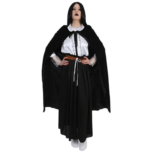 HPO Adult Women's Forest Witch Costume  Gothic Skirted Dress for Halloween & Cosplay, Size L