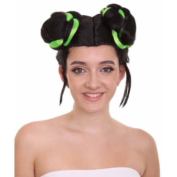 HPO Adult Womens Singer Bun Wigs Collection | Eurovision Song Contest | Celebrity Wigs | Premium Breathable Capless Cap