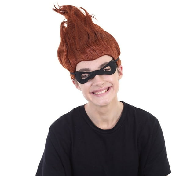 HPO Adult Unisex Supervillain Troll Wig – Colorful Costume Hair with Premium Breathable Capless Cap