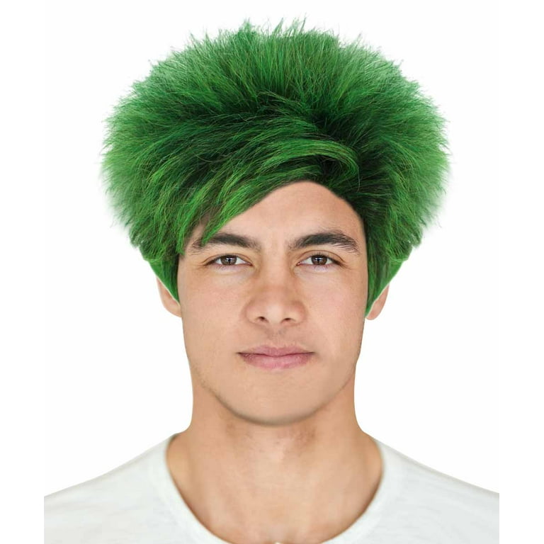 Guy deals cosplay wigs