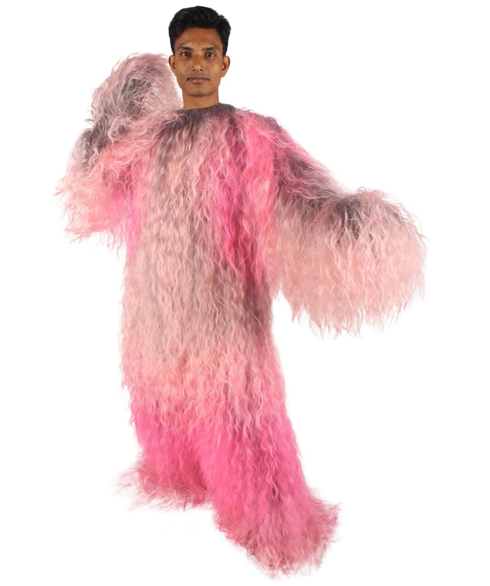 HPO Long Hairy Yeti Costume Adult Unisex Mountain Snowman Bigfoot Cosplay Halloween Costume