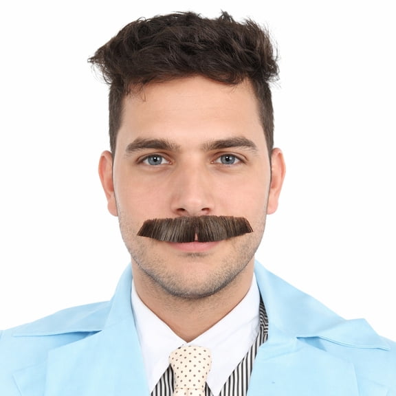 HPO Men's Synthetic Hair Mustache Cosplay Facial Hair