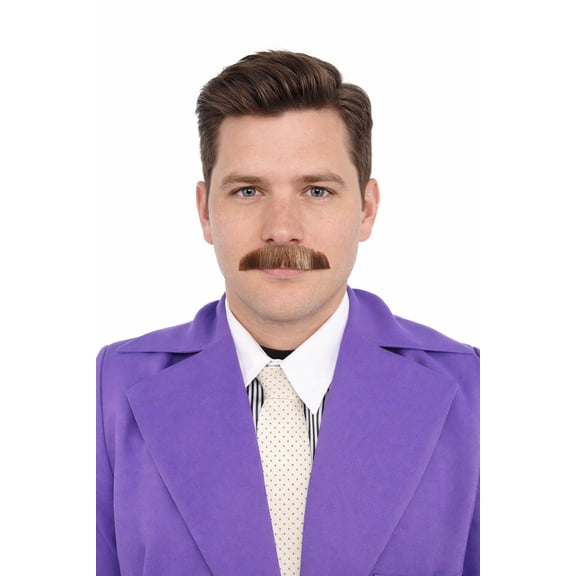HPO Men's Synthetic Hair Mustache Cosplay Facial Hair