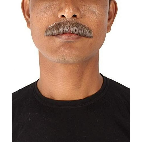 HPO Men's Synthetic Hair Mustache Cosplay Facial Hair