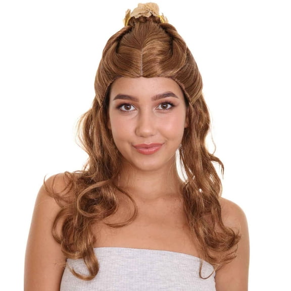 HPO Princess Womens Prestige Dress Wig | Cosplay Halloween Wig | Premium Breathable Capless Cap