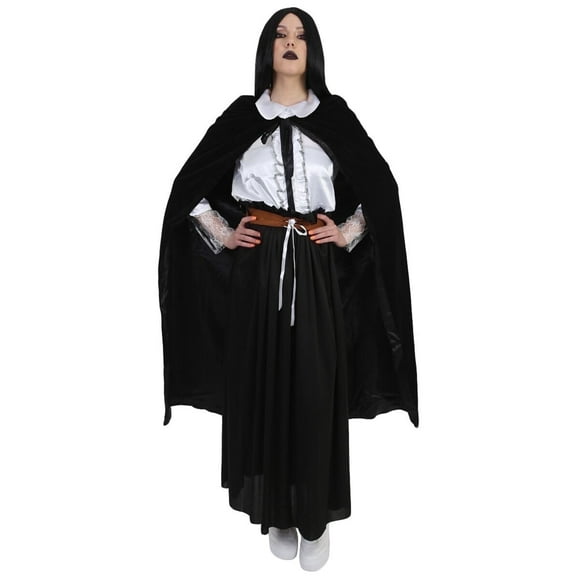 HPO Adult Women's Forest Witch Costume  Gothic Skirted Dress for Halloween & Cosplay, Size M