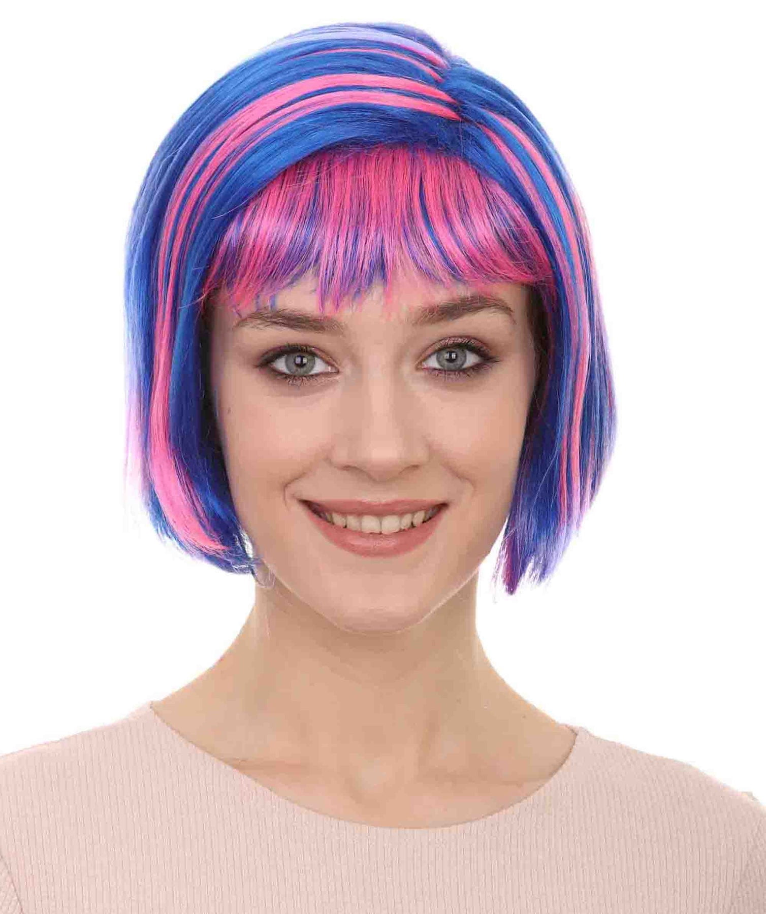 Rainbow Bob Wig display picture 1