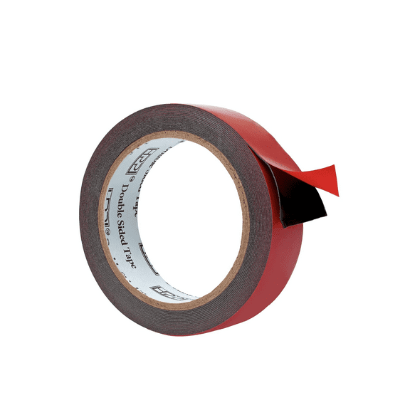 HPP Heavy Duty Double Sided Tape ,Strong and Thin Mounting Tape Black 1in x 16ft