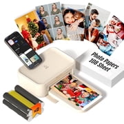 HPRT 4x6 Instant Photo Printer with 108 Sheets & 2 Cartridges