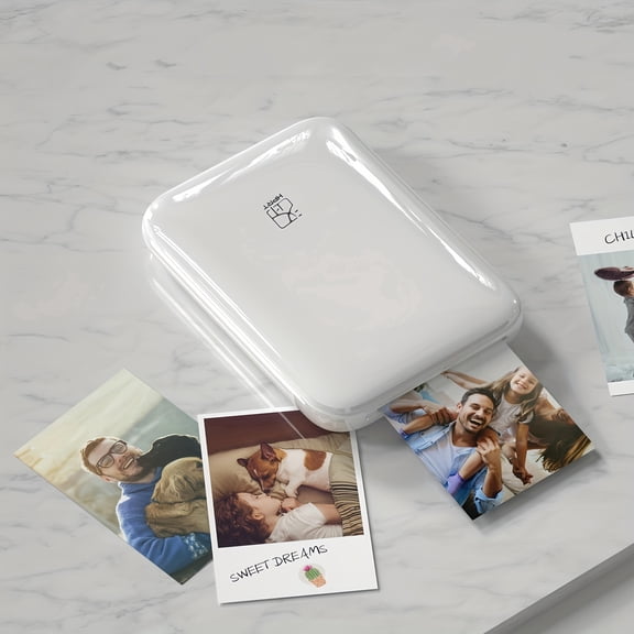 HPRT Pocket Photo Printer - Portable Mini Color Wireless Mobile Printer - Zink 2x3 Sticky-Back Photos - Bluetooth Compatible with iOS & Android Devices Printing Machine Sticker