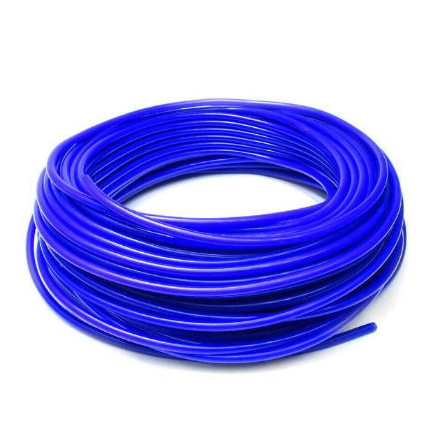 HPS 13/64" (5mm) ID Blue High Temp Silicone Vacuum Hose 50 Feet Pack