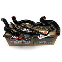 HPS 57-1013-BLK Black Silicone Radiator Hose For 2005-2006 Mustang V8