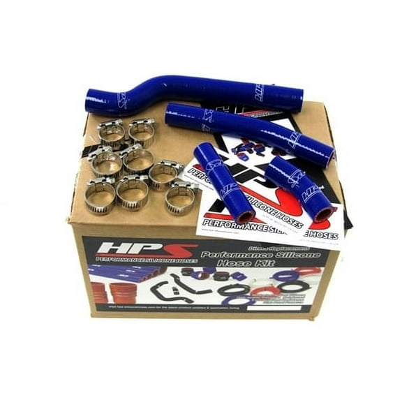 HPS 57-1262-BLUE Blue Silicone Radiator Hose For 2003-2005 YZ450F