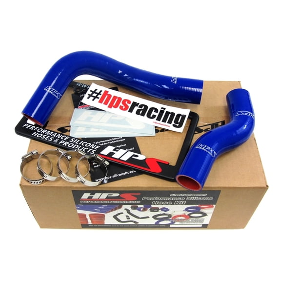 HPS 57-1270-BLUE-2 Blue Silicone Radiator Hose For 2007-2011 GS460 V8 4.6L