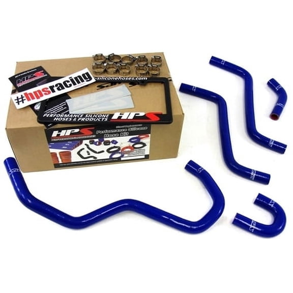 HPS 57-1345-BLUE Blue Silicone Radiator Hose For 2004-2007 YXR450 YXR660 Rhino