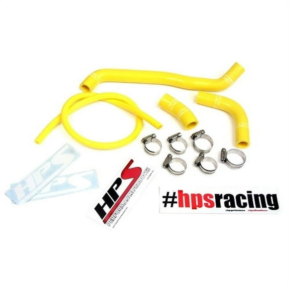 HPS 57-1359-YLW Yellow Silicone Radiator Hose For 2000-2008 DRZ400S DRZ400SM