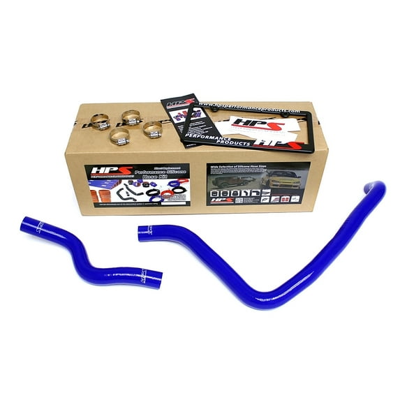 HPS 57-1394-BLUE Blue Silicone Radiator Hose For 1998-2002 Accord 2.3L 4Cyl