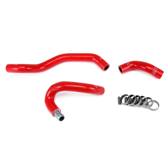 HPS 57-1437-RED-7 Red Silicone Heater Hose For 2008-2012 EX35