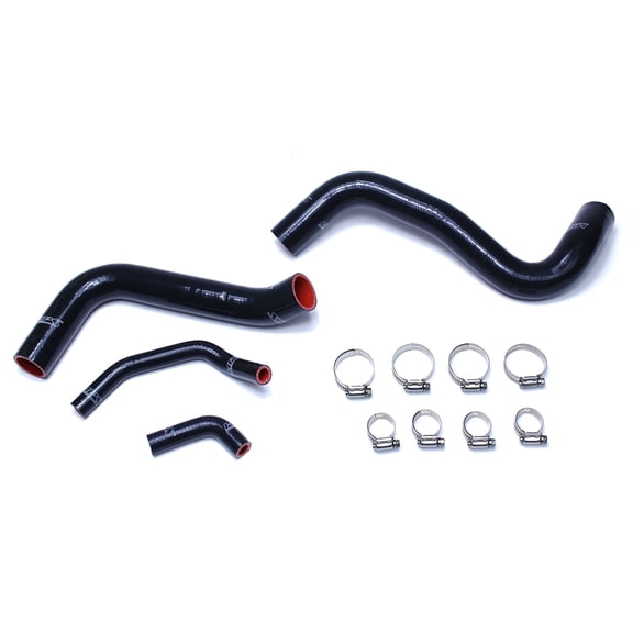 HPS 57-1467R-BLK-2 Black Silicone Radiator Hose For 2003-2009 GX470 4.7L V8