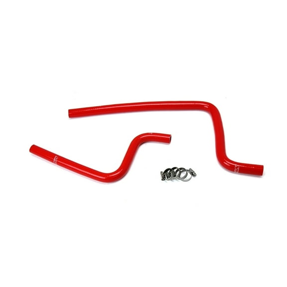 HPS Reinforced Red Silicone Heater Hose Kit Coolant for Jeep 97-02 Wrangler TJ 2.5L 4Cyl
