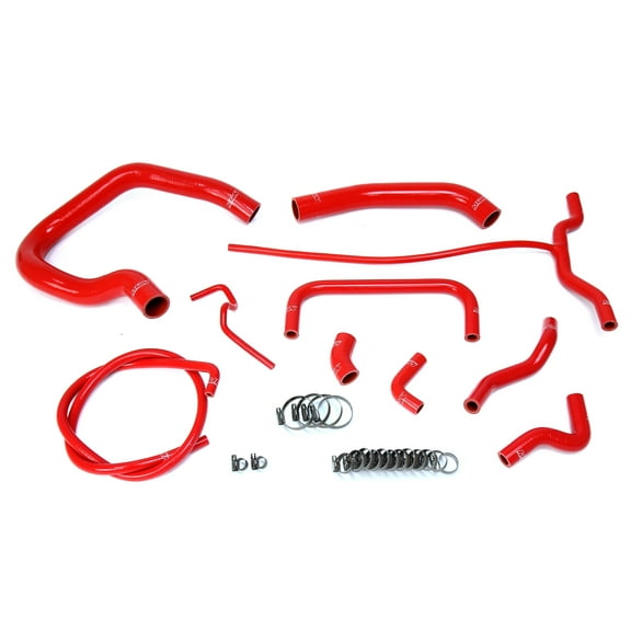HPS 57-1661-RED Red Silicone Radiator/Heater Hose For 2004-2011 Ranger 4.0L V6