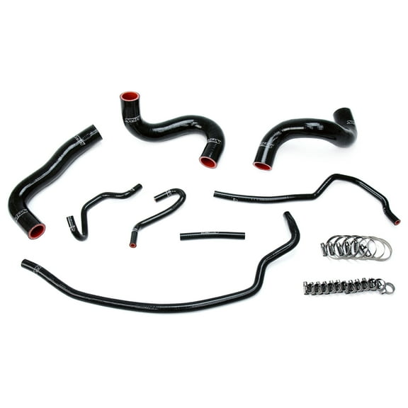 HPS 57-1723-BLK Black Silicone Radiator Hose For 2009-2013 Corolla 1.8L
