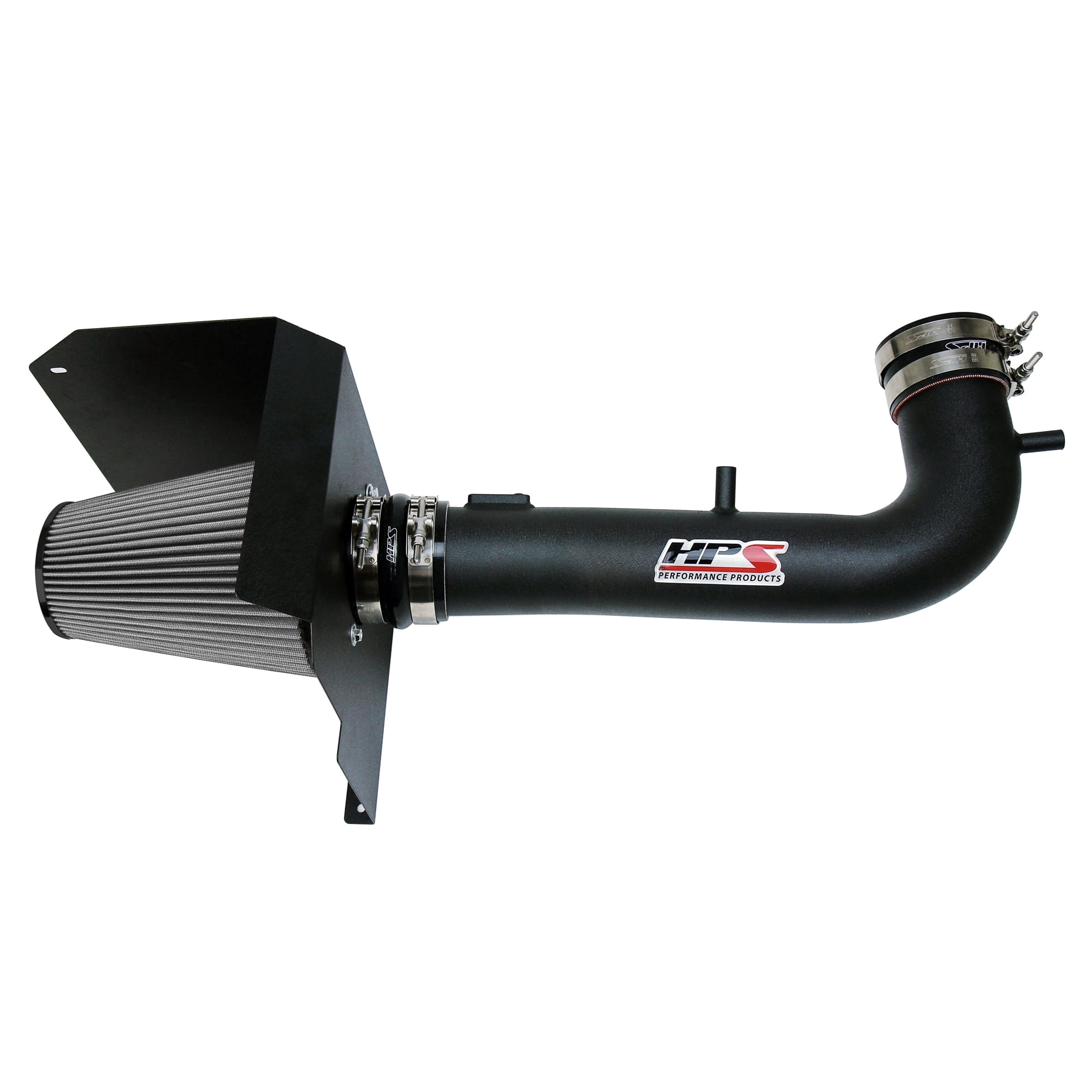 HPS 827-603WB Black Cold Air Intake Kit Heat Shield Cool Ram 827-603WB ...