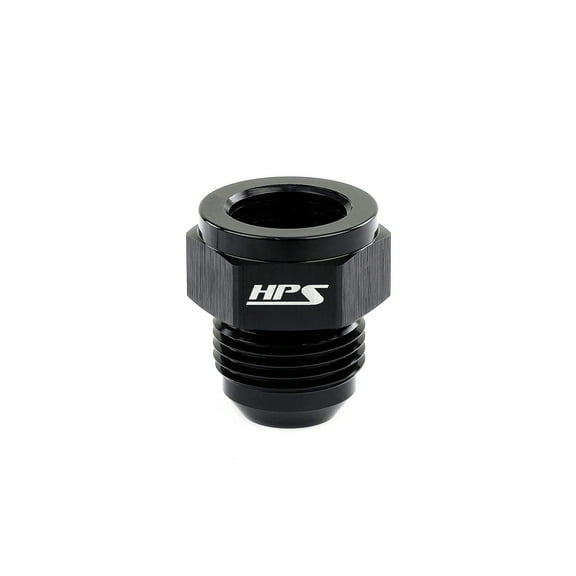 HPS AN951-04-06 AN Expander Adapter Fitting, Aluminum, Size: AN-4 Female to AN-6 Male, Angle: Straight, Black