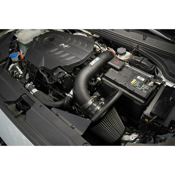 HPS Black Air Intake Kit with Heat Shield Compatible for 2022-2023 Hyundai Kona N 2.0L Turbo, 827-721WB