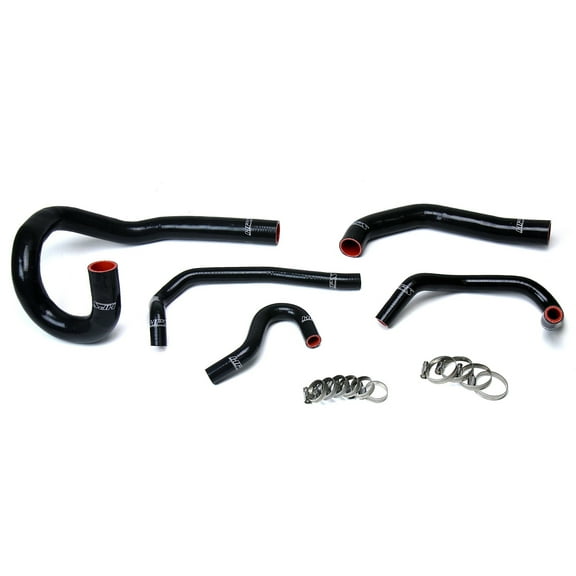 HPS Black Radiator Hose Kit For 86-92 Supra MK3 Turbo 7MGE / 7MGTE Left Hand DRV