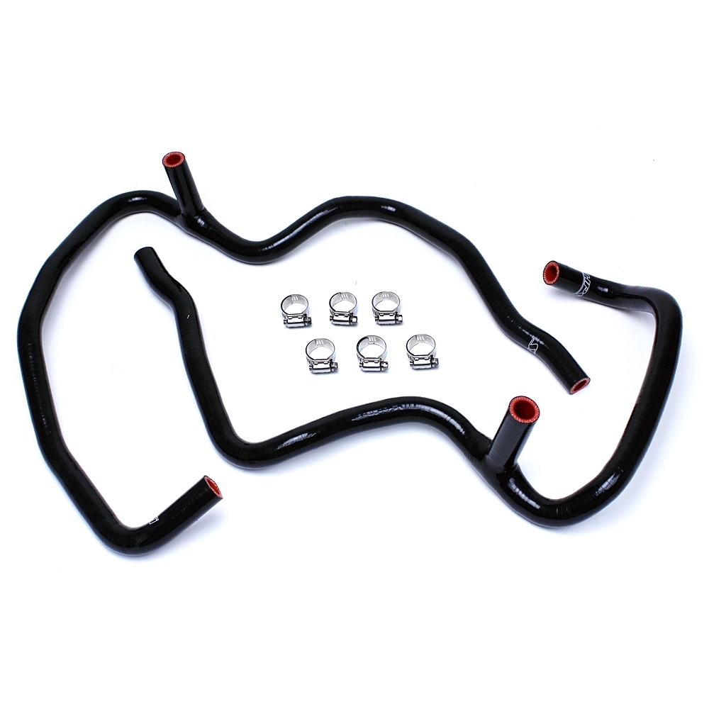 HPS Black Reinforced Silicone Heater Hose Kit Coolant for Jeep 0610