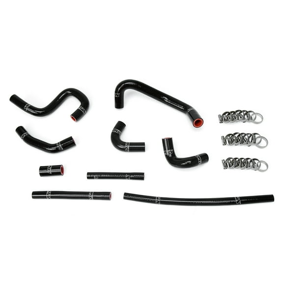 HPS Black Reinforced Silicone Heater Hose Kit Coolant for Toyota 96-02 4Runner 3.4L V6
