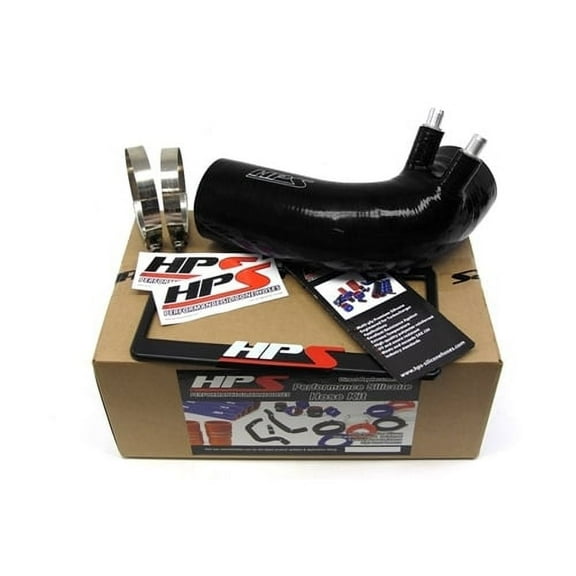 HPS Black Reinforced Silicone Post MAF Air Intake Hose Kit Compatible for Lexus 08-12 ISF V8 5.0L, 18521-BLK Fits select: 2008-2009 LEXUS IS-F