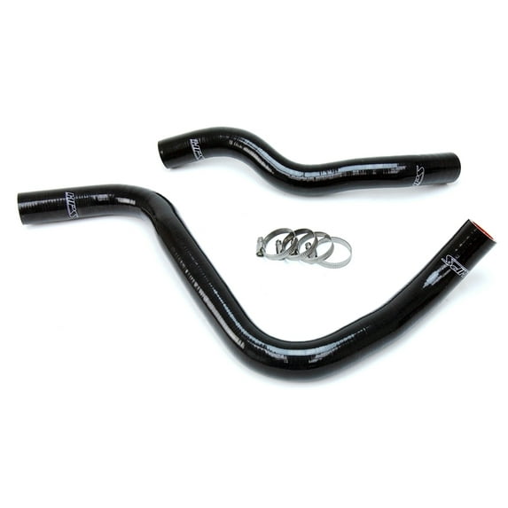 HPS Black Reinforced Silicone Radiator Hose Kit Coolant for Honda 03-07 Accord 3.0L V6
