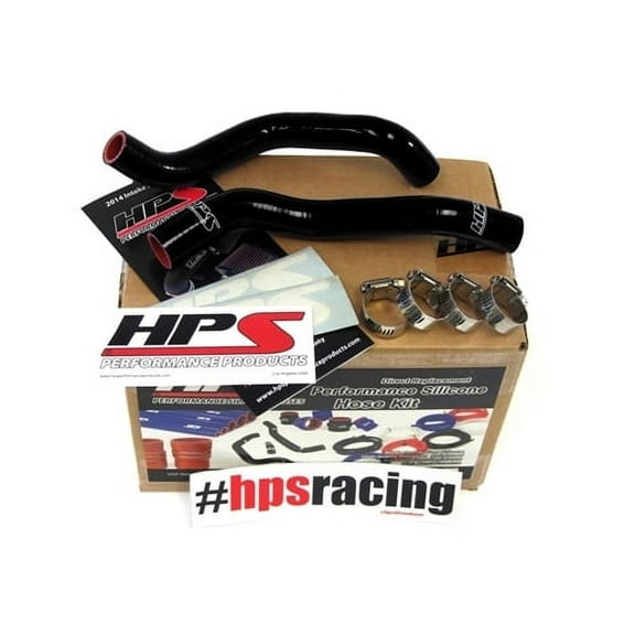 HPS Black Reinforced Silicone Radiator Hose Kit for Kawasaki 08-14 KFX450R