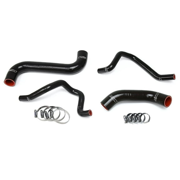 HPS Black Silicone Radiator/Heater Hose For 2006-2007 Impreza 2.5L Non Turbo