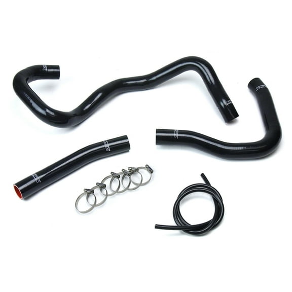 HPS Black Silicone Radiator Hose For 2008-2017 Lancer 2.0L 2.4L DE ES GTS